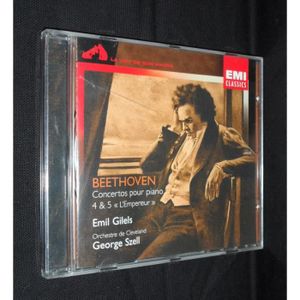 CD MUSIQUE CLASSIQUE Beethoven, Concertos pour Piano 4 & 5 