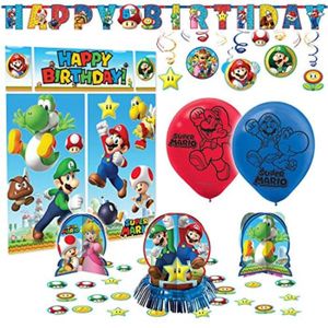 Decoration Anniversaire Mario Bros Cdiscount