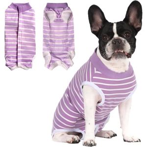 Bodys Chiens, Dog Onesie Surgery Recovery Combinaison De Récupération Chirurgicale Pour Chien Avec Jambes Et Manches Longues Post-opératoire Quatre