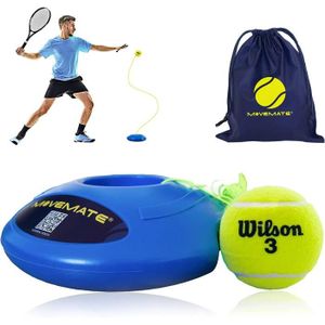 BALLE DE TENNIS Entraîneur de Tennis avec Balle de Tennis Wilson- Appareil de Sport innovant pour Les Loisirs et Les activités en Plein air, A21