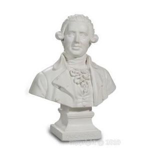 Blanc Souvenirs de France Buste de Victor Hugo 12,5 cm