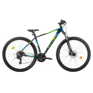 VTT VTT - SPRINT MAVERICK - Cadre Aluminium - 21 Vitesses - Freins Disc - Noir/Bleu/Vert