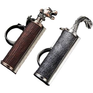 avec Bo/îte-Cadeau Multicolore Dragons Breath Immortel Lighter de D/émarreur Generic Briquet Allume-feu avec Keychain Briquet Porte-cl/és Allume-feu pour Camping Urgence Surviva