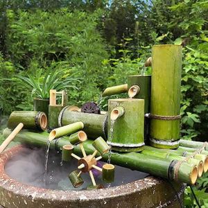 Jardin Fontaine/Eau Jeu Bamboo Ubbink acquaarte Bambou 