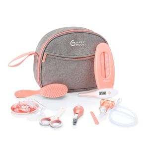 Trousse de Soin Bébé,MKNZOME 13 pièces Professionnel Kit de toilettage pour  nouveau-né Trousse de Toilette Bébé Naissance Kit de soins des ongles pour  bébé pour les voyages et la maison en destockage