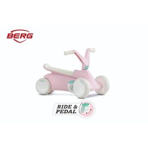QUAD - KART - BUGGY Kart à pédales - BERG - GO² Pink - Pour enfants de 10 à 30 mois - Pliable et sécurisé