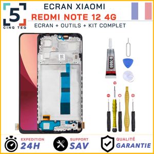 Vente écran Amoled Xiaomi Redmi Note 14 4G avec châssis