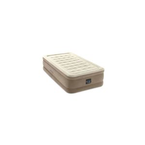 intex matelas rest bed fiber tech 99x191 cm gonflable fermete reglable 42 cm electrique 1 personne cdiscount maison