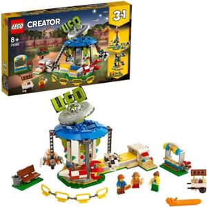 ASSEMBLAGE CONSTRUCTION LEGO®-Creator Le manège de la fête foraine - LEGO - 31095 - 595 Pièces - 3 possibilités de construction