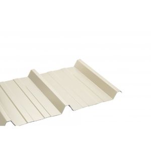 PLAQUE - BARDEAU Bac acier laqué 1045 50-100 - MCCOVER - L: 200 cm - l: 105 cm - Beige 1015