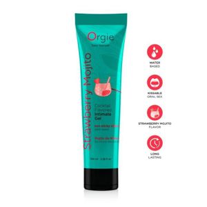 LUBRIFIANT Gel intime Lube Tube Cocktail Fraise Mojito 100ml