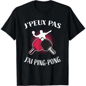 BALLE TENNIS DE TABLE Ping Pong - Je Peux Pas J'ai Ping Pong - Maillot P