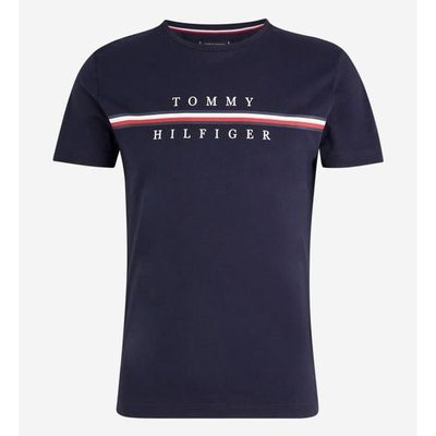 T shirt tommy hilfiger noir deals