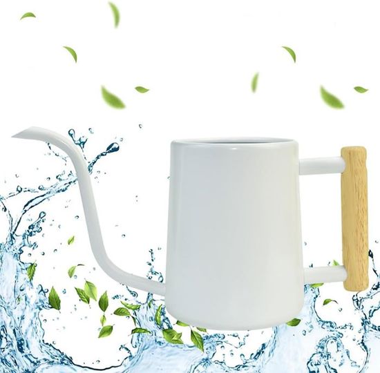 KUIKUI - Arrosoir Acier Inoxydable Avec Bec Long Cuivre - Plantes Intérieur/Extérieur - Taille S 400ml