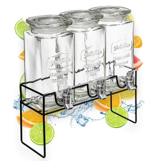 Distributeur de boissons avec robinet et support