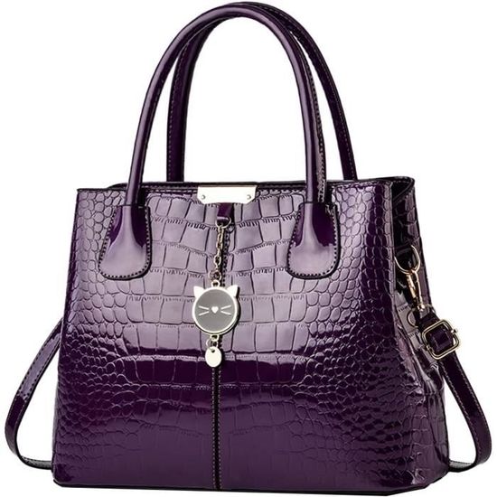 Importé - Sac À Mains Cuir Grande Capacité Tendance Femme