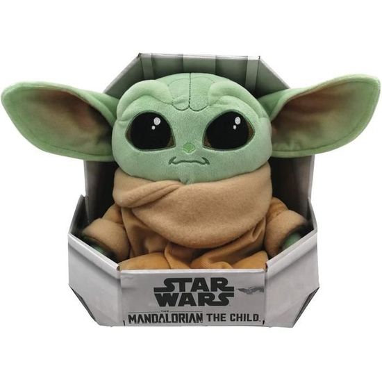Bebe Yoda Peluche Mandalorian The Child Star Wars Sur Boite 25 Cm Cdiscount Jeux Jouets