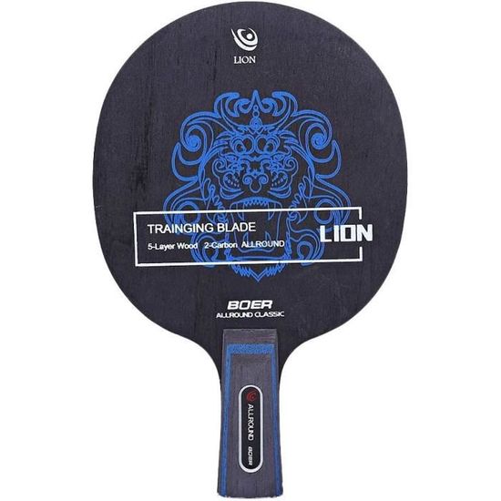 Boer Extérieur Lion Motif Tennis De Table De PingPong Racket Formation