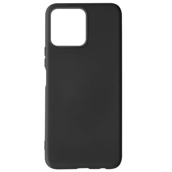 Coque Souple En Similicuir Vegan Pour Honor 200 - Marque Avizar, Couleur Noir, Neuve