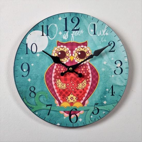 August Schwer Pendule Coucou Hibou Avec Enfant, Nid 2.5035.01.P