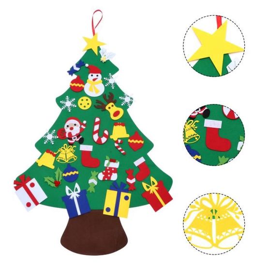 1 pc DIY Ornements De Noël En Feutre Décoration D'arbre Pendentif sapin de noel - arbre de noel decoration de noel