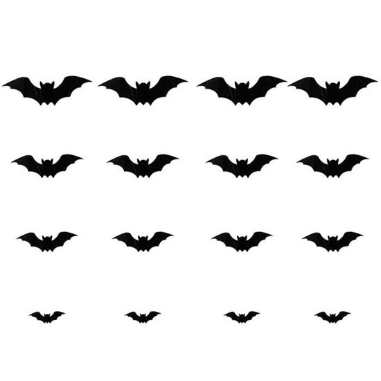 24 Pièces Chauve-Souris 3D LED Violettes Lumineuses – Autocollants Muraux Halloween Effet Hanté, Parfaites Pour Maison Hantée, Fenêtres, Portes & Déco Effrayante