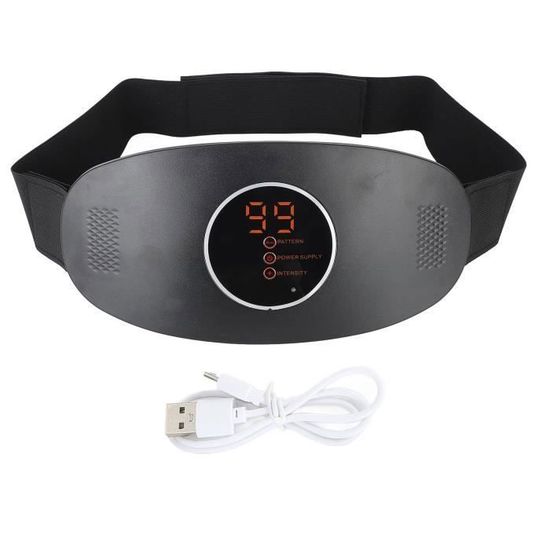 Ceinture Amincissante électrique - 3 Modes, 26 Vitesses, Massage 360°, Brûle-grailles Ventre Cuisses