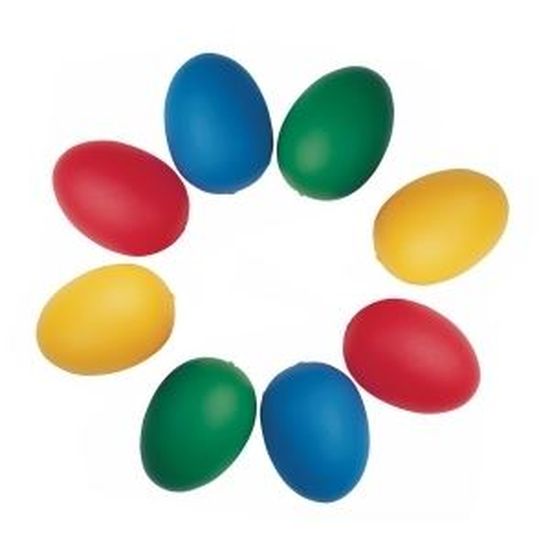 Rayher Assortiment D'œufs En Plastique, Abricot, 10 Pces., ø 6cm