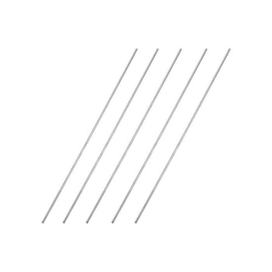 Lot De 10 Barres Rondes En Acier Inoxydable 4mm X 100mm - Pour Bricolage Et Artisanat, Marque Uxcell