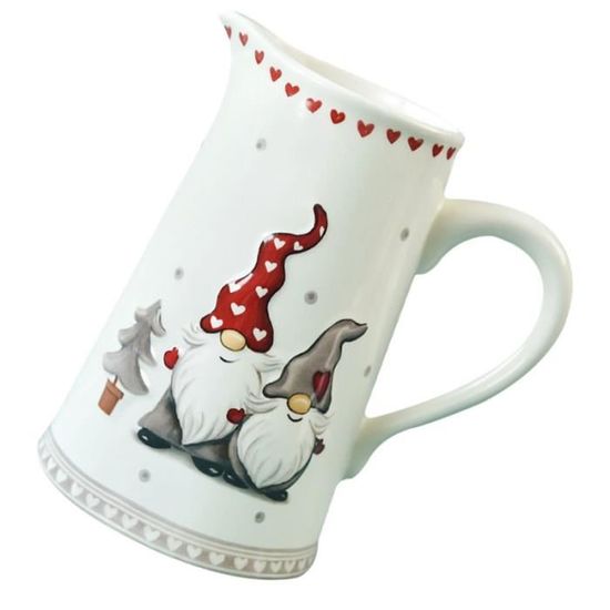 Petit Crémier Porcelaine Chinoise Avec Poignée - Pichet à Lait Et Sauce 170ml