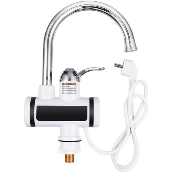 1 pc robinet d'eau chaude chauffage instantané de cuisine numérique de de pour robinetterie de cuisine sanitaire - plomberie