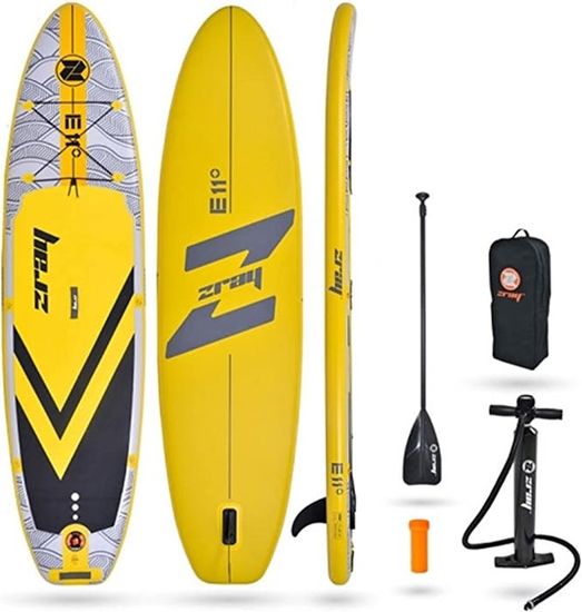 Stand Up Paddle gonflable ZRAY Evasion E11 11' 2020 335x81x13cm (11'x32''x5'') -Dropstitch -246L/120KG MAX -Option siège kayak