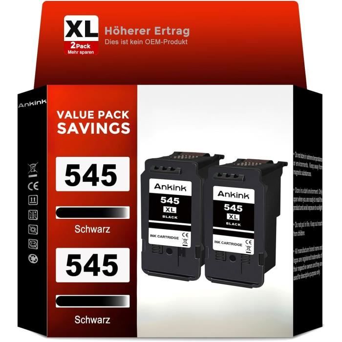 Cartouches D'encre Compatibles Canon PG540 XL & CL541 XL - Pour Imprimantes PIXMA MG/MX - Encre4U