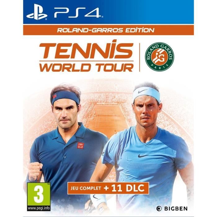 Tennis World Tour Roland Garros Jeu PS4
