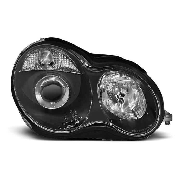 Paire de feux phares Mercedes W203 classe C 00-04 noir