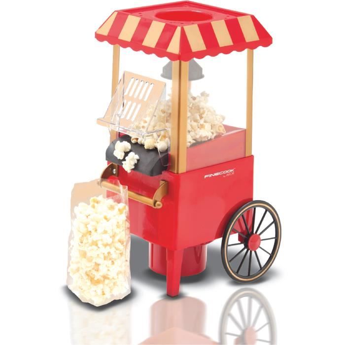 MACHINE À POPCORN À AIR PULSÉ. ROUGE