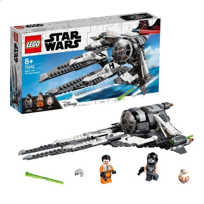 LEGO Star Wars - Black Ace TIE Interceptor - Jeu de construction - 75242