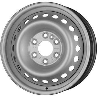 1 Jante Alu 6,5X16 MW STEEL 16214 6-125 ET68 CH74,1 coloris Silver