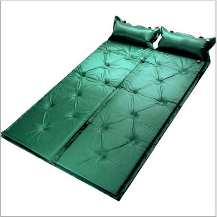 Tapis roulant de Camping à auto-gonflage, matelas de couchage en Polyester, oreiller gonflable automatique pour l' green -FJFK4035