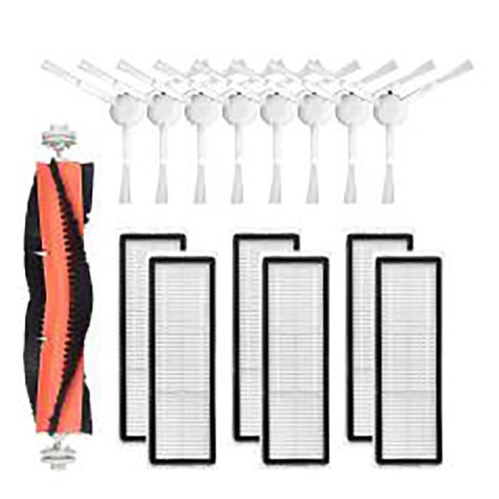 Kit de nettoyage de remplacement pour aspirateur Robot Xiaomi Dreame F9, brosses à rouleau, brosse latérale en tissu, fi*DI1572