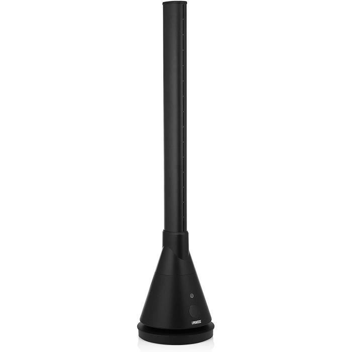 Ventilateur colonne et chauffage connecté Princess oscillant noir - 10 vitesses - 56 dB - 1350 m³/h