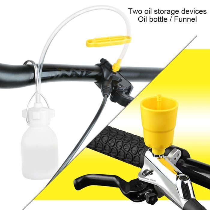 Kit de Purge de Frein Hydraulique pour Outil de Réparation de Vélo Professionnel Tektro / Shimano, Kit de Purge de Frein à Disque