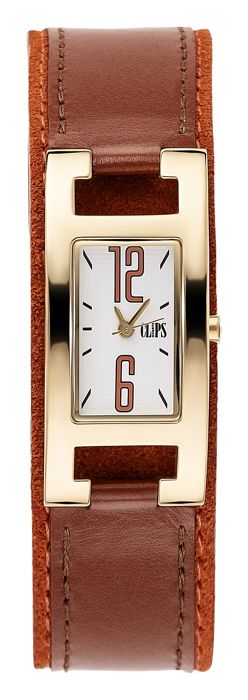 Montre Femme Clips Cuir