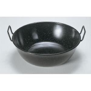 Poele creuse acier emaille 32 cm