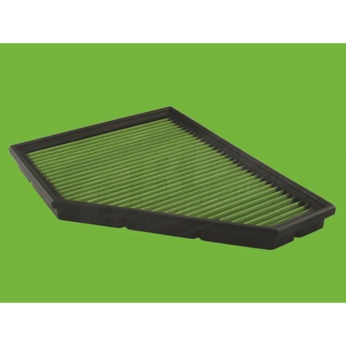 Filtre a air Green pour BMW Serie 1 E81-E87 de 2009 a 2012 118D-136cv