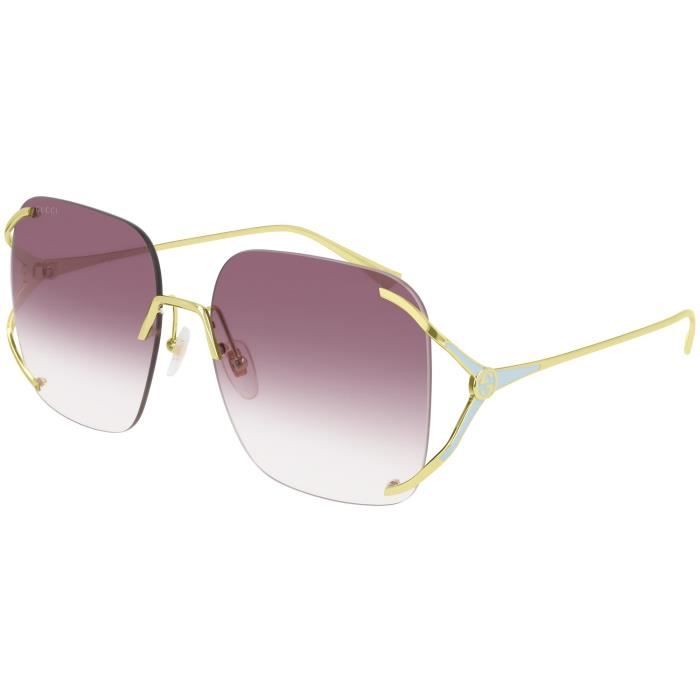 Gucci GG0646S 60/17/135 GOLD/VIOLET SHADED métal femme GG0646S