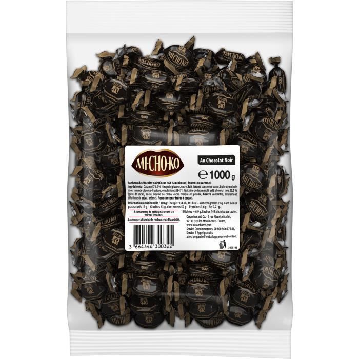 LA PIE QUI CHANTE Bonbons Michoko Noir - 1 kg