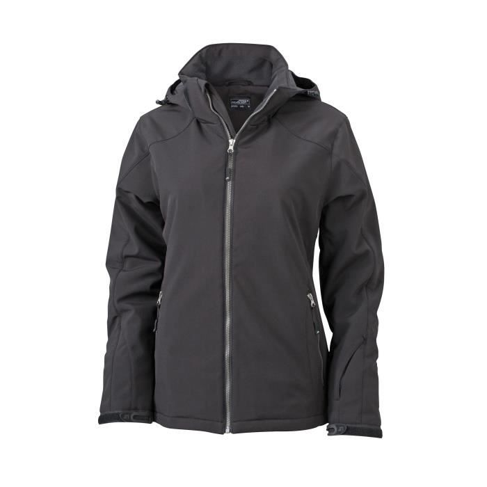 Veste softshell doublée Noir