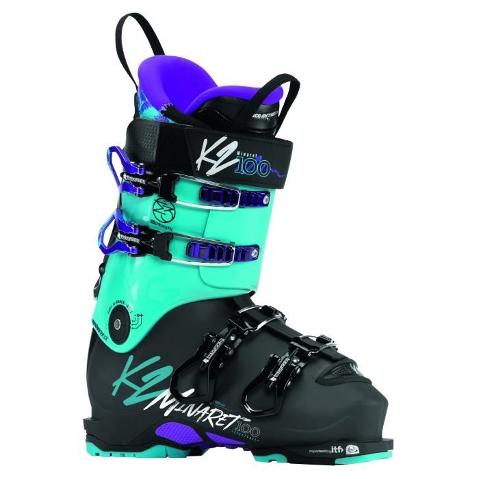 Chaussure De Ski K2 Minaret 100 Lv Noir Femme