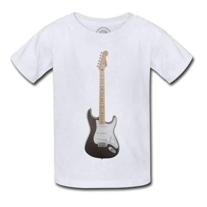 T-shirt Enfant Guitare Eric Clapton Guitare Hero Slowhand Rock Blues